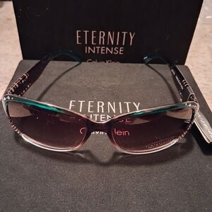 Relativity Teal Blue Pink Sunglasses Ladies Designer Style Fashion UV NWT $30